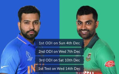 India Tour of Bangladesh 2022 – ODI & Test Series