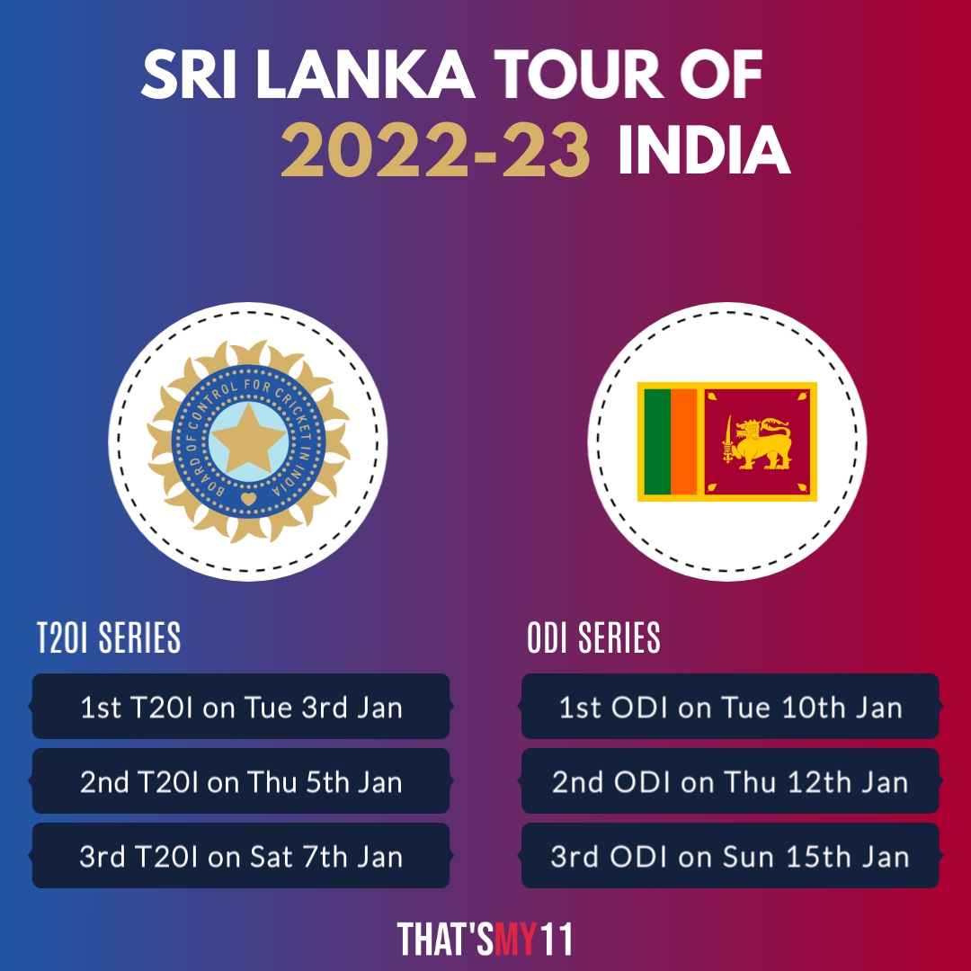 Sri Lanka tour of India 2023